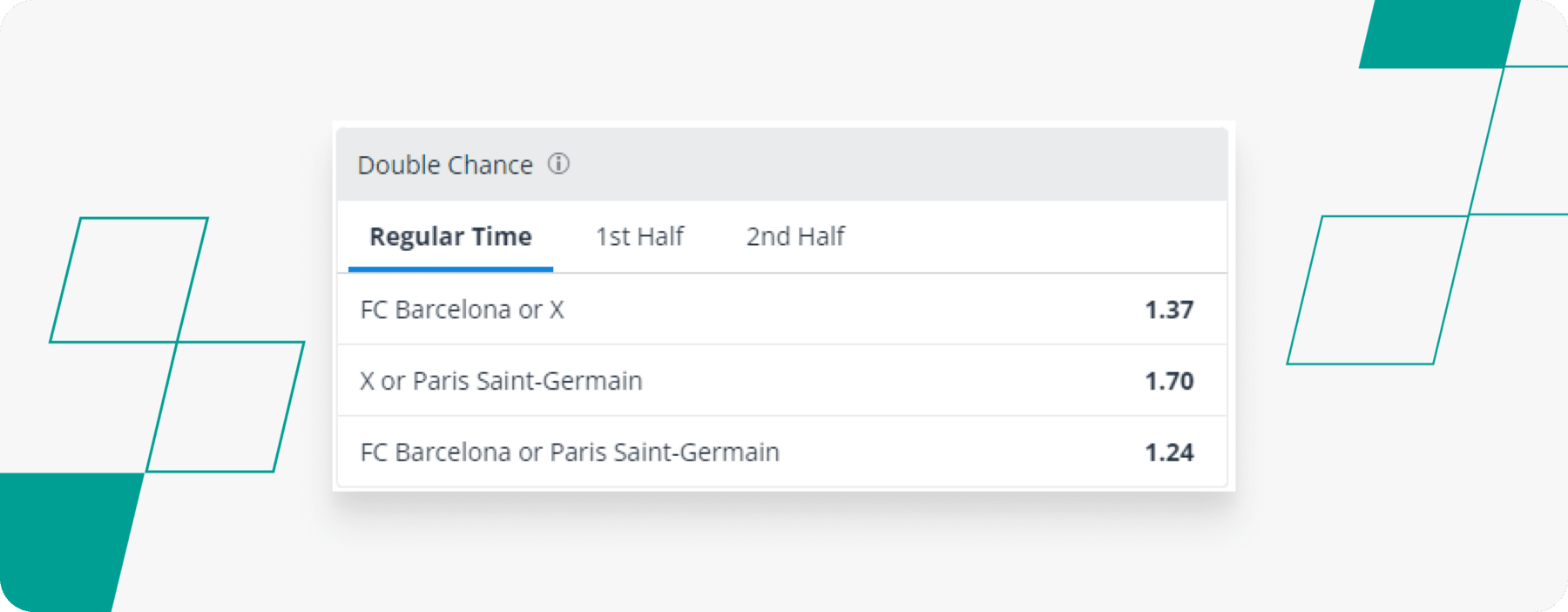 sportingbet double chance screenshot desktop